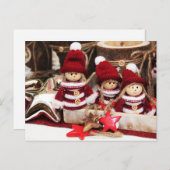 Briefkaarten voor kerstfeestdagen - Leeg op rug (Voorkant / Achterkant)