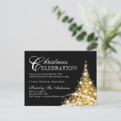 Briefkaarten voor kerstfeestuitnodigingen (Staand voorkant)