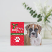 Briefkaarten voor kerstfoto's (Staand voorkant)