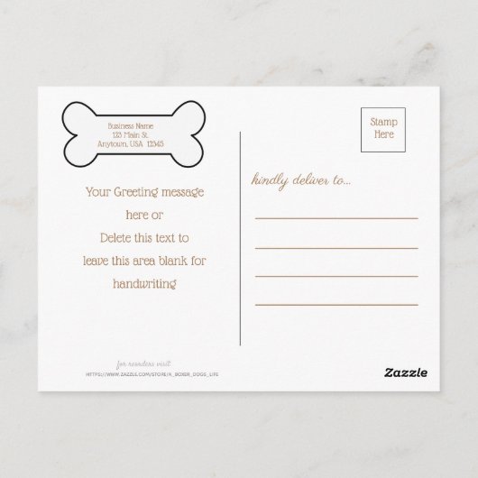 Briefkaarten voor kerstfoto's (Achterkant)