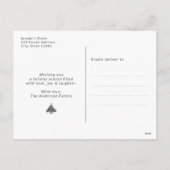 Briefkaarten voor kerstfoto's met magie (Achterkant)