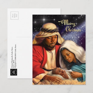 Briefkaarten voor kerstvisten van Afrikaanse Ameri