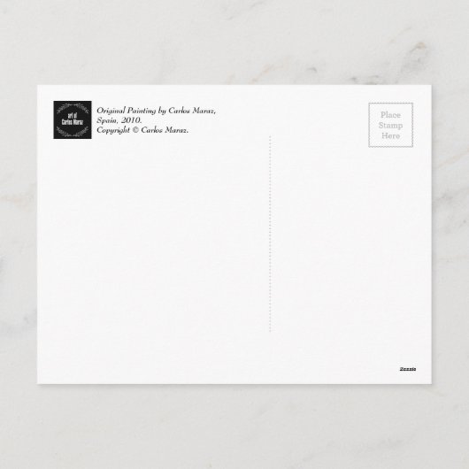 Briefkaarten voor kerstvisten van Afrikaanse Ameri (Achterkant)