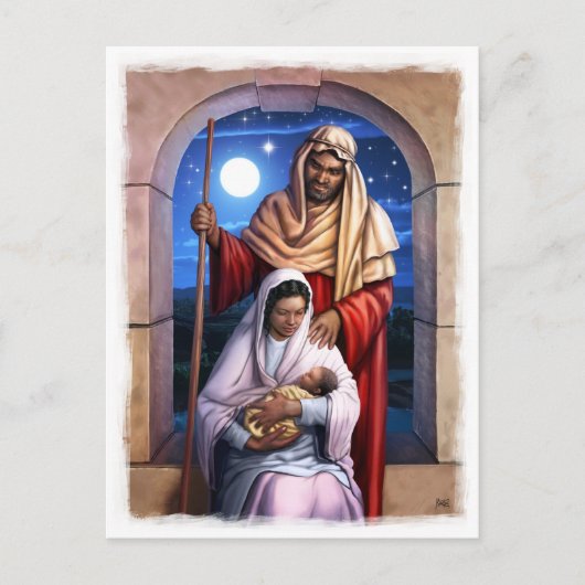 Briefkaarten voor kerstvisten van Afrikaanse Ameri (Voorkant)