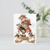 Briefkaarten voor kunst met humoristische Thanksg (Staand voorkant)