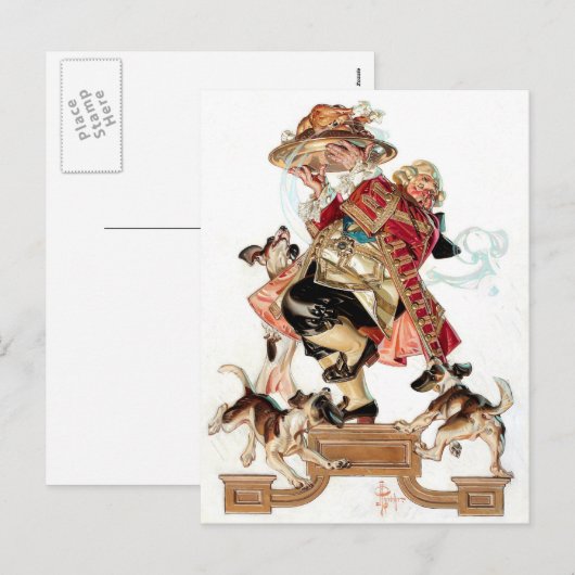 Briefkaarten voor kunst met humoristische Thanksg (Voorkant / Achterkant)