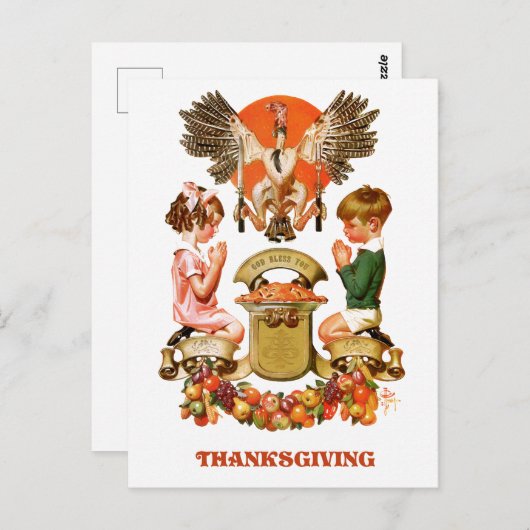 Briefkaarten voor  kunstThanksgiving (Voorkant / Achterkant)