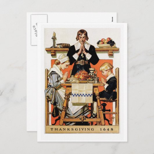 Briefkaarten voor  kunstThanksgiving (Voorkant / Achterkant)