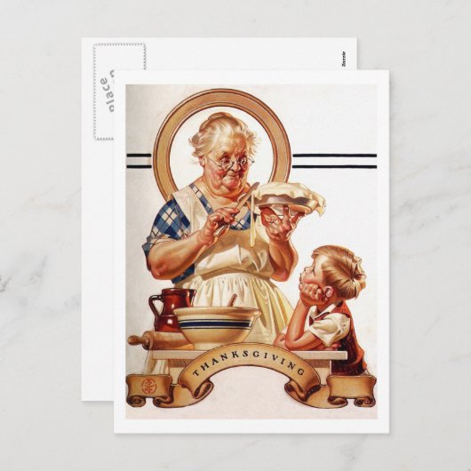 Briefkaarten voor  kunstThanksgiving (Voorkant / Achterkant)