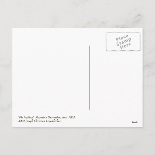 Briefkaarten voor  kunstThanksgiving (Achterkant)