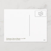 Briefkaarten voor  kunstThanksgiving (Achterkant)