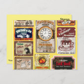 Briefkaarten voor labels (Voorkant / Achterkant)