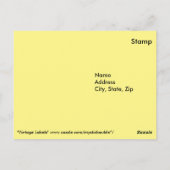 Briefkaarten voor labels (Achterkant)