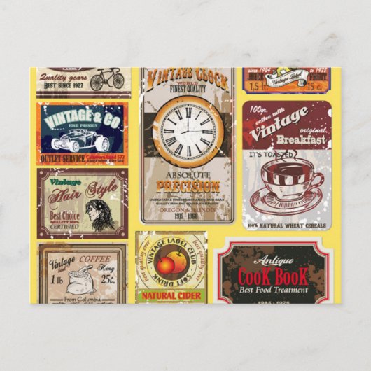 Briefkaarten voor labels (Voorkant)