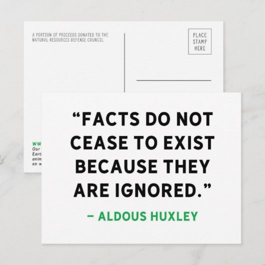 Briefkaarten voor milieuactivisten (Voorkant / Achterkant)