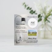 Briefkaarten voor nieuwe huiseigenaars (Staand voorkant)