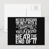 Briefkaarten voor oneindige Wiskunde (Voorkant / Achterkant)