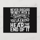 Briefkaarten voor oneindige Wiskunde (Voorkant)