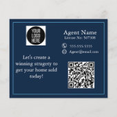 Briefkaarten voor onroerend goed flyer (Achterkant)