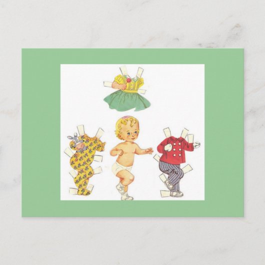 Briefkaarten voor papier van baby (Voorkant)