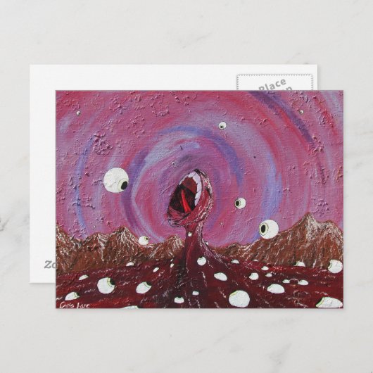 Briefkaarten voor paranoïde verf (Voorkant / Achterkant)