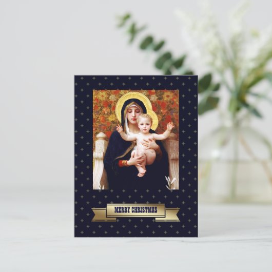 Briefkaarten voor prettige kerstfeestdagen (Staand voorkant)