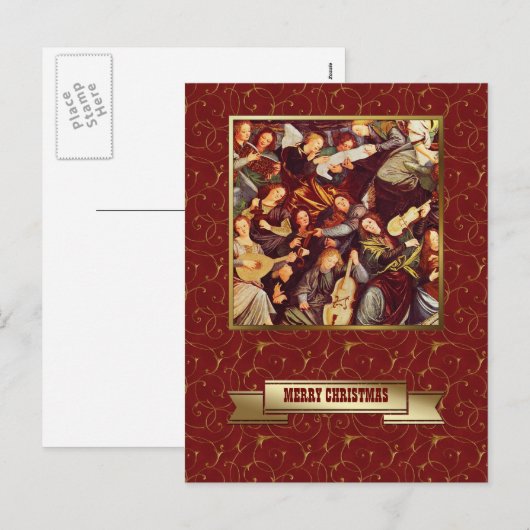 Briefkaarten voor prettige kerstfeestdagen (Voorkant / Achterkant)