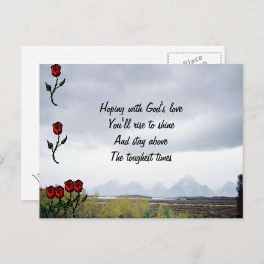 Briefkaarten voor religieuze sympathie (Voorkant / Achterkant)