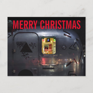 BRIEFKAARTEN VOOR RETRO CAMPER TRAILER CHRISTMAS