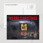 BRIEFKAARTEN VOOR RETRO CAMPER TRAILER CHRISTMAS (Voorkant / Achterkant)