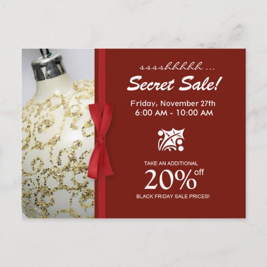 Briefkaarten voor speciale acties tijdens zakelijk (Voorkant)