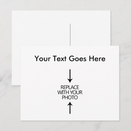 Briefkaarten voor speciale acties voor bedrijven (Voorkant / Achterkant)