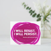 Briefkaarten voor verzet - Rechten van de vrouw (Staand voorkant)