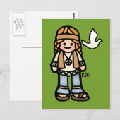 briefkaarten voor vrede. (Voorkant / Achterkant)