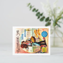 Briefkaarten voor zaadverpakking.