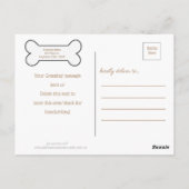 Briefkaarten voor zakelijke feestdagen - Aangepast (Achterkant)