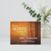 Briefkaarten voor zakelijke Thanksgiving van herfs (Staand voorkant)