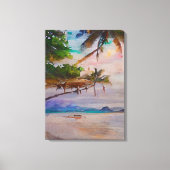 Briefkaarten voor zomerbakken - 1/3 canvas afdruk (Voorkant)