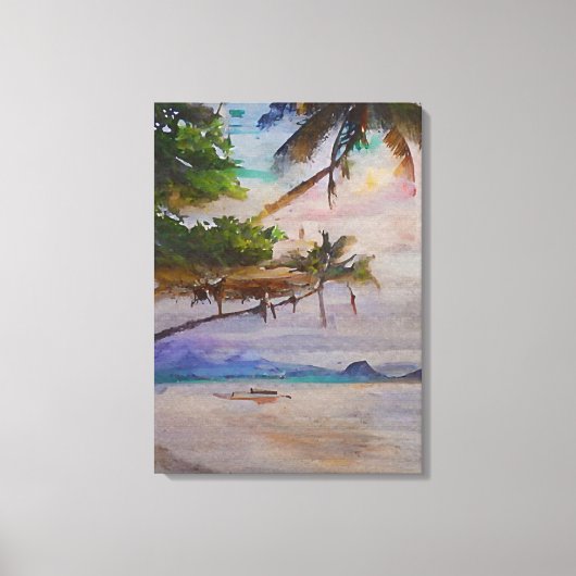 Briefkaarten voor zomerbakken - 1/3 canvas afdruk (Voorkant)