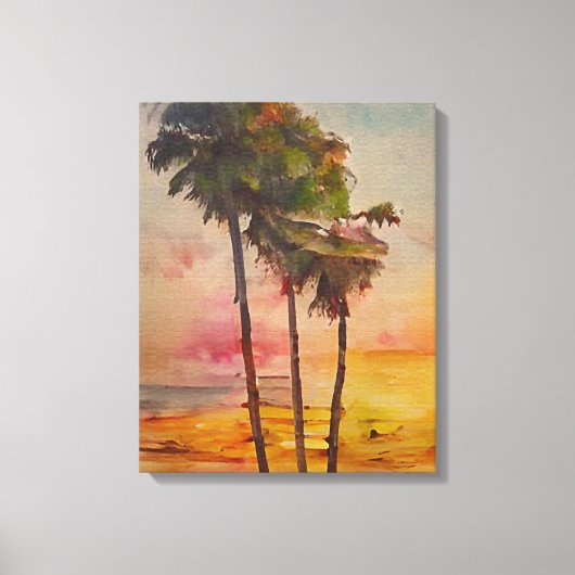 Briefkaarten voor zomerbakken - 2/3 canvas afdruk (Voorkant)