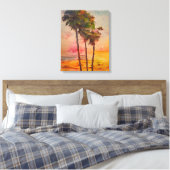 Briefkaarten voor zomerbakken - 2/3 canvas afdruk (Insitu (Slaapkamer))