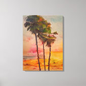 Briefkaarten voor zomerbakken - 2/3 canvas afdruk (Voorkant)