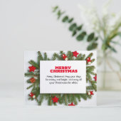 Briefkaarten | Vrolijk kerstfeest (Staand voorkant)