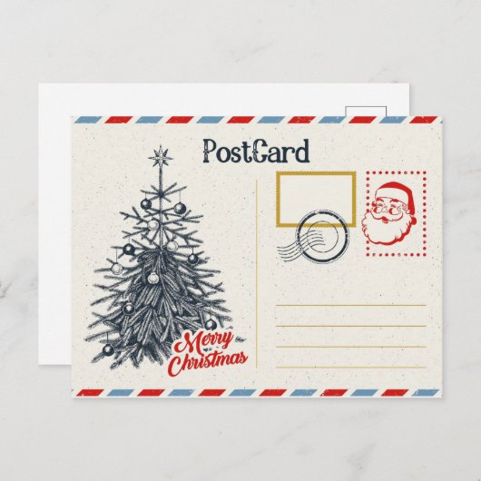 Briefkaarten | Vrolijk kerstfeest (Voorkant / Achterkant)