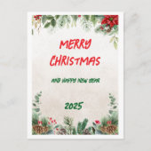 briefkaarten vrolijk kerstfeest 2025 (Voorkant)