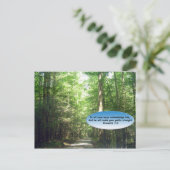 Briefkaarten: Weg in het bos Briefkaart (Staand voorkant)