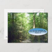 Briefkaarten: Weg in het bos Briefkaart (Voorkant / Achterkant)