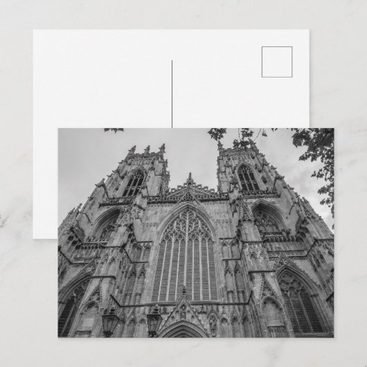 briefkaarten "York Minster" (Voorkant / Achterkant)