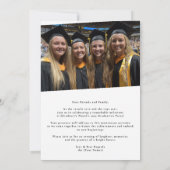 Briefklas van 2025 | 3 Foto Afstuderen Partij Aankondiging (Achterkant)