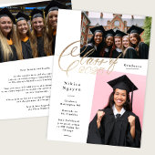 Briefklas van 2025 | 3 Foto Afstuderen Partij Aankondiging